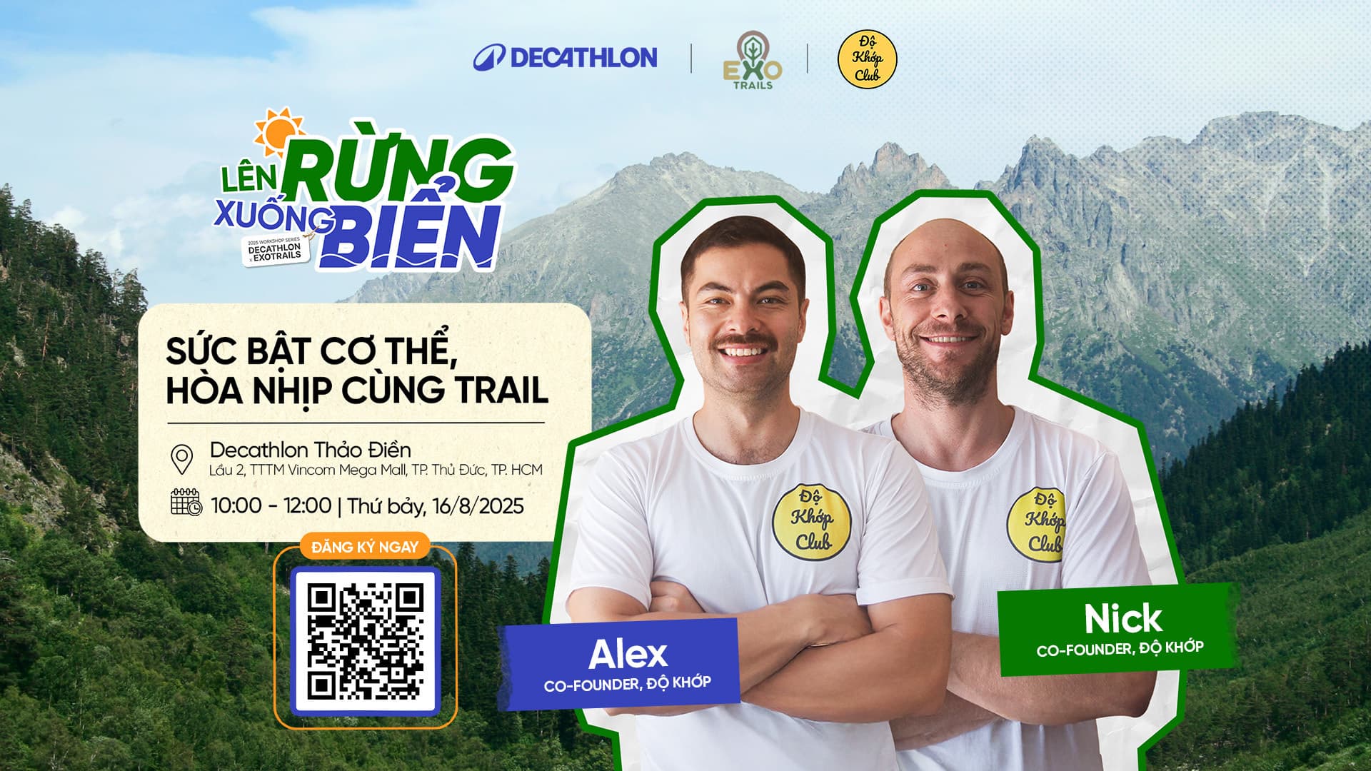  WORKSHOP #11: SỨC BẬT CƠ THỂ – HÒA NHỊP CÙNG TRAIL