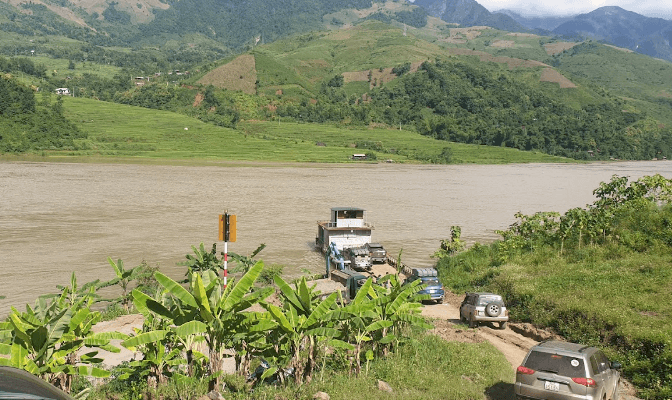 Bến phà Bản Áng - Mường La - Sơn La
