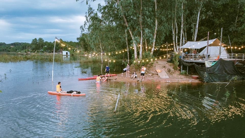 Hoàng Hôn Camping Hồ Trị An