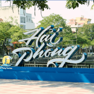 HaiPhong Neon Logo - Hồng Bàng - Hải Phòng