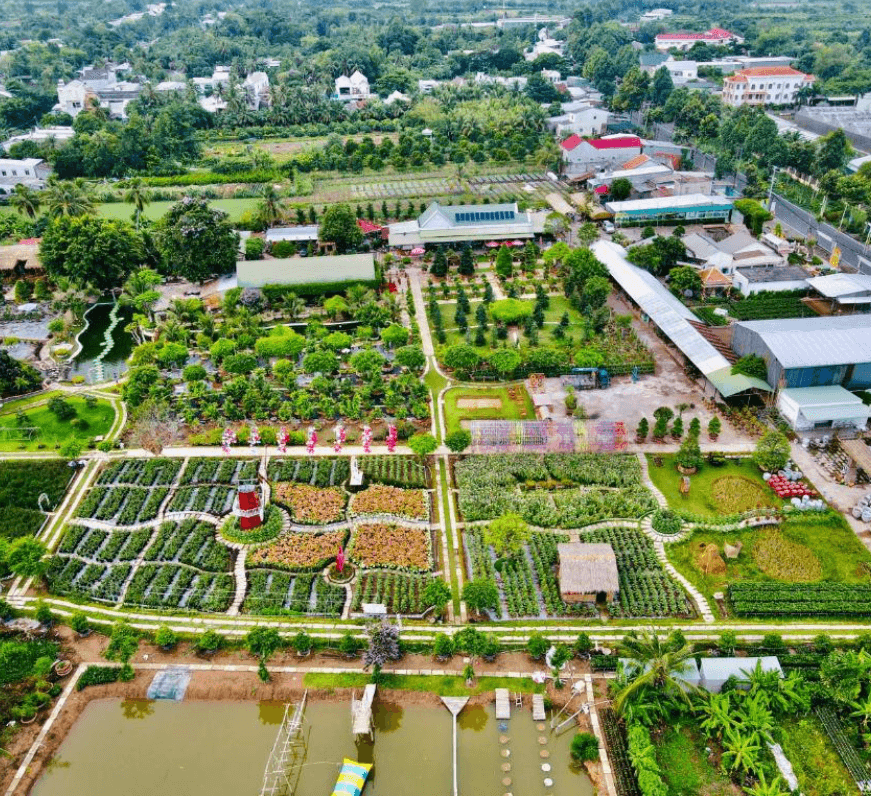 Khu Du Lịch Hoa Kiểng Sa Đéc - Đồng Tháp