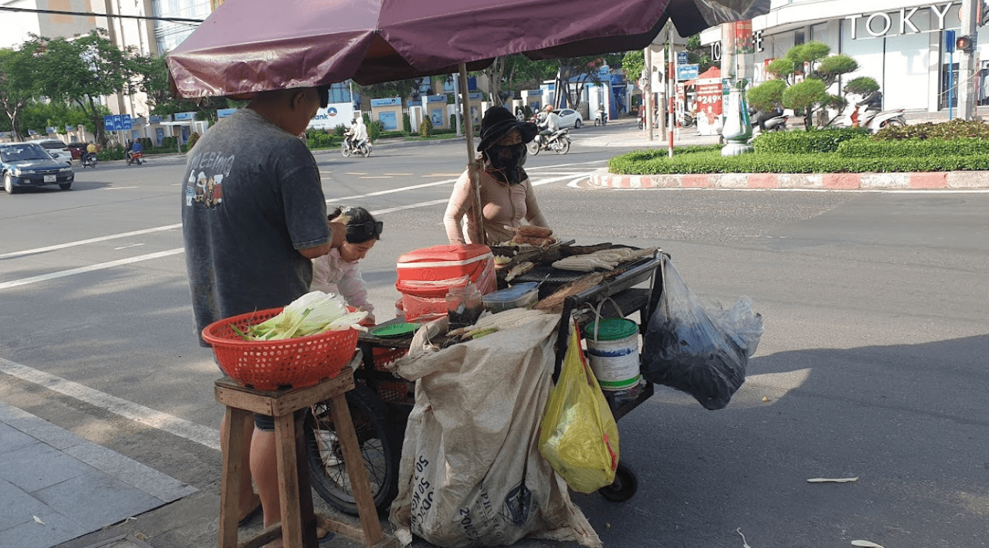 Bắp nướng Tuy hoà