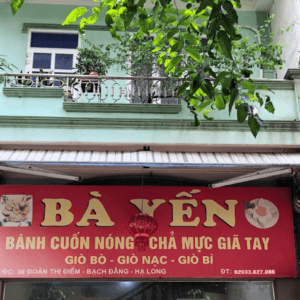 Bánh cuốn Chả mực bà Yến