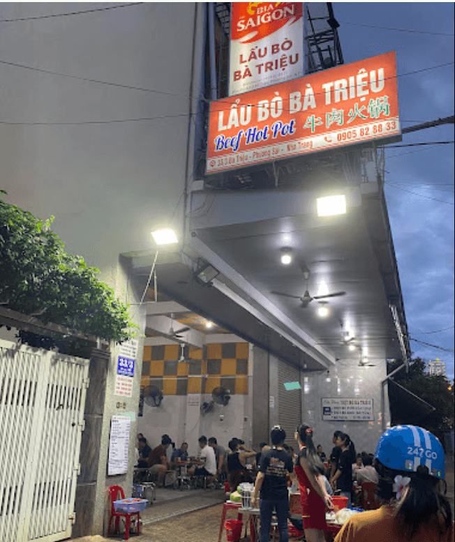 Lẩu bò Bà Triệu Nha Trang