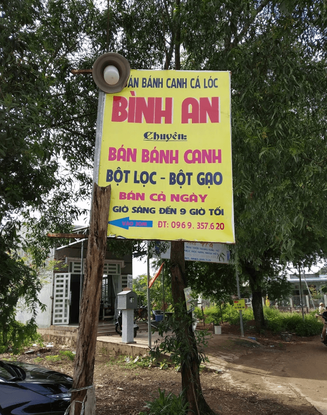 Quán bánh canh cá lóc Bình An