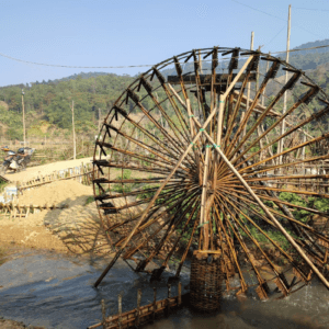 Cọn nước xã Yên Hòa - Bamboo water Wheels - Tương Dương - Nghệ An