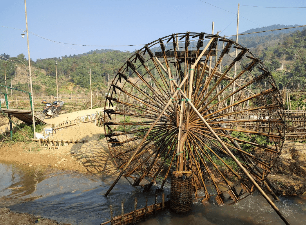 Cọn nước xã Yên Hòa - Bamboo water Wheels - Tương Dương - Nghệ An