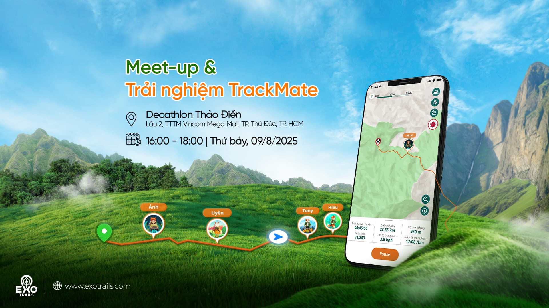 Meet-up & Trải nghiệm Trackmate