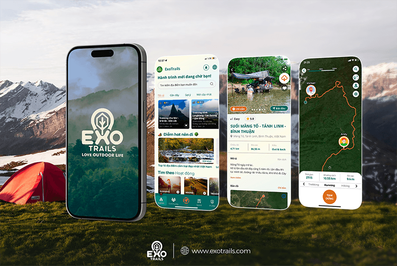 ExoTrails: Love Outdoor Life - Ứng dụng trail hàng đầu tại Việt Nam