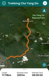 Cung đường Trekking Chư Yang Sin