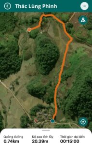 Đường đi Thác Lùng Phình