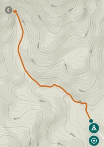 Map cung đường Trekking Thác Chapor