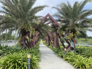 công viên sông Hậu