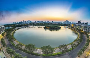 Phú Mỹ Hưng - Công viên Hồ Bán Nguyệt