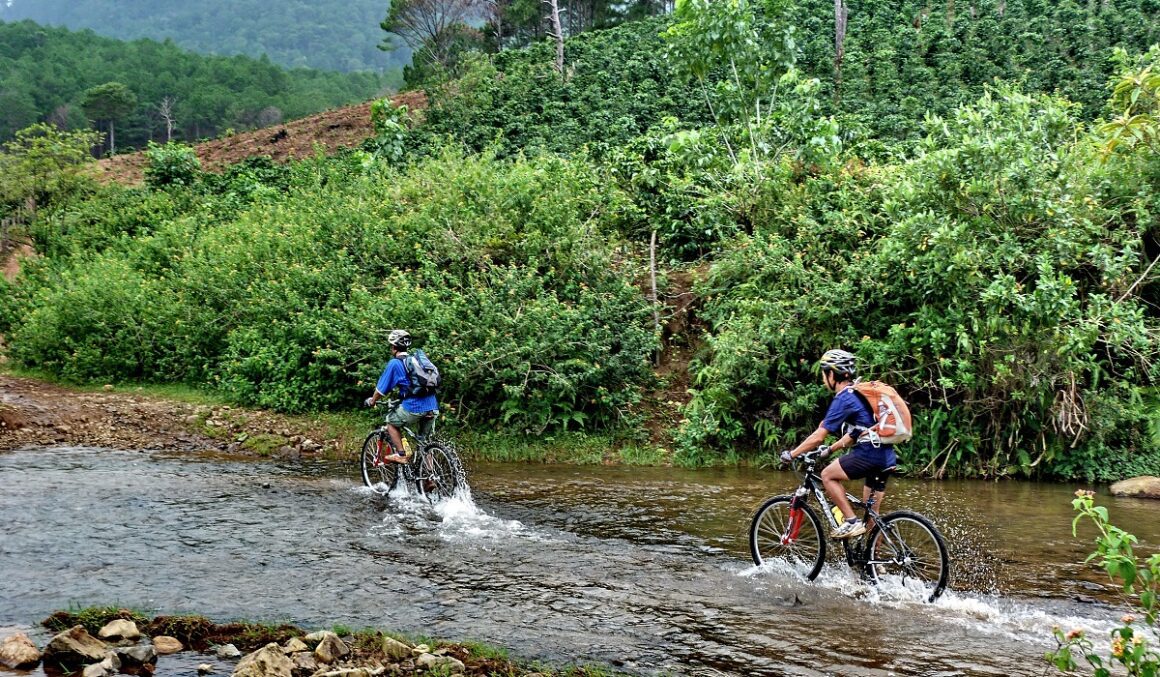 biking in Vietnam