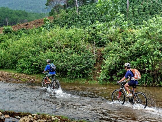 biking in Vietnam