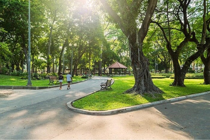 walking trails near Tao Dan Park_1