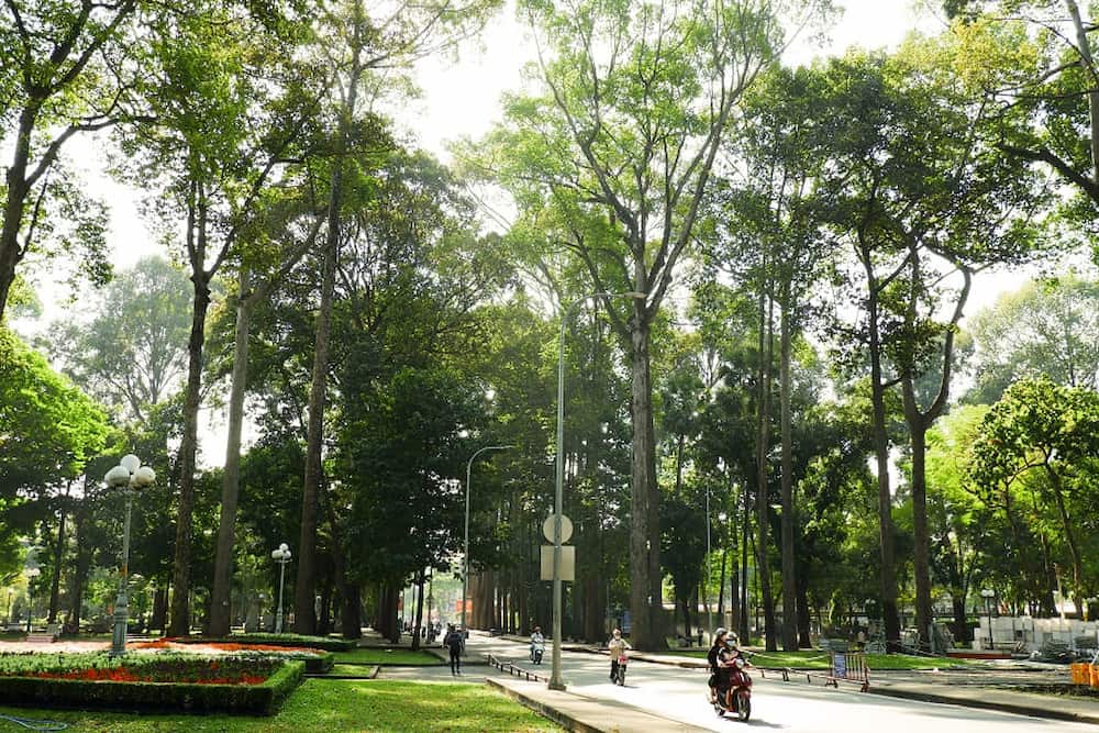 walking trails near Tao Dan Park_4