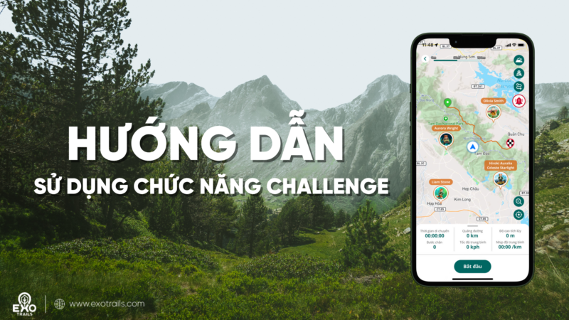 Tạo thử thách nhóm cùng ExoTrails