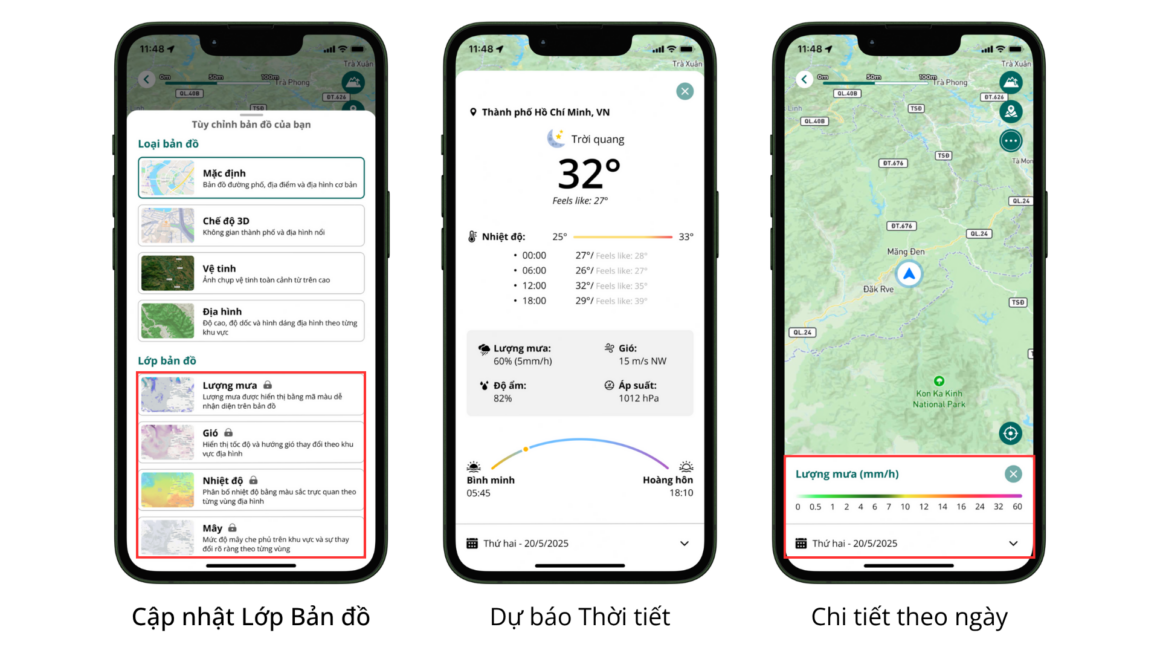 ExoTrails 2.2.0 - Map Overlays - Dự báo thời tiết - Ứng dụng chạy có cảnh báo thời tiết