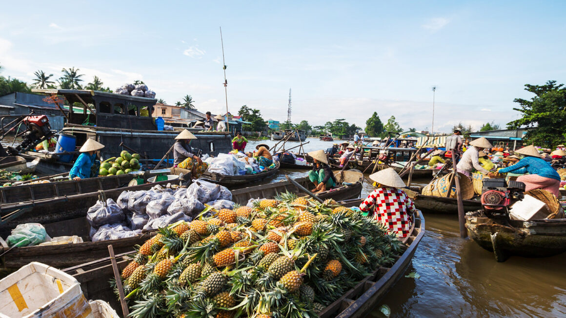 Chợ nổi Cái Bè