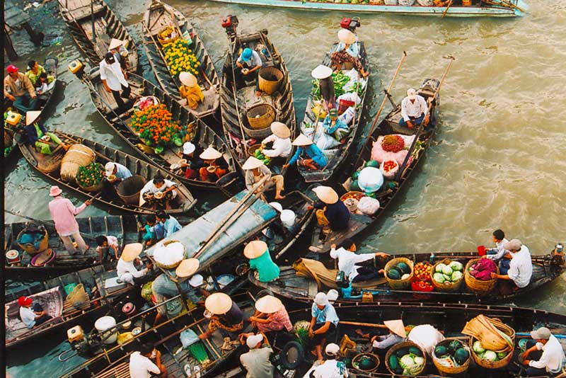 Cai Rang floating market_1