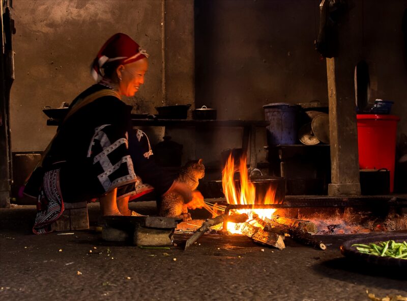 open fire cooking Vietnam_3