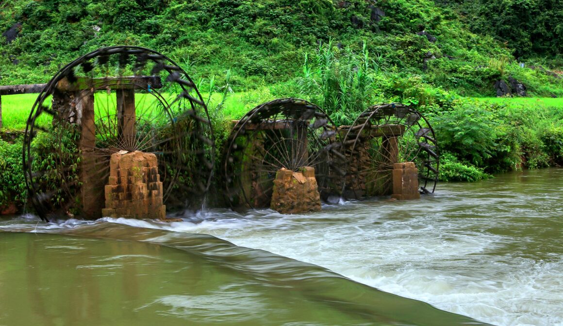 bamboo water wheels Vietnam_thumb