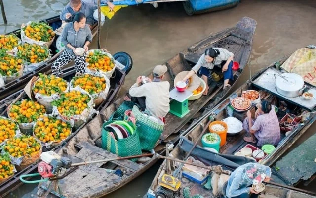 Mekong Delta floating markets